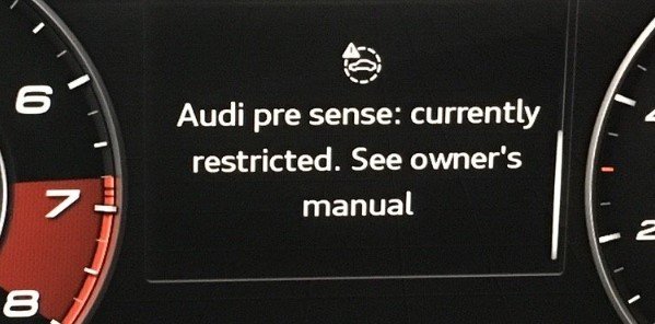 Audi Pre Sense Warning Light 3 What Does the Audi Pre Sense Warning Light Mean