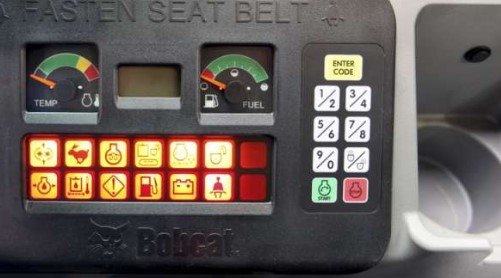 Bobcat Warning Light Symbols Meaning