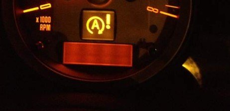 Auto Stop Start Warning Light
