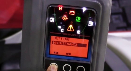 Takeuchi Warning Lights Symbols