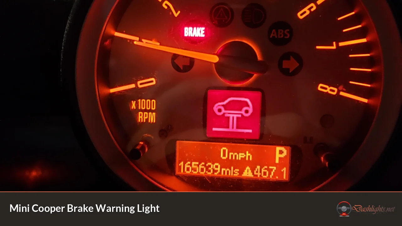 Mini Cooper Brake Warning Light